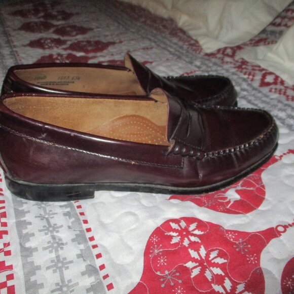 WEEJUNS MENS PENNY LOAFERS SIZE 10.5, Color: Burgandy G.H. BASS - Picture 3 of 7
